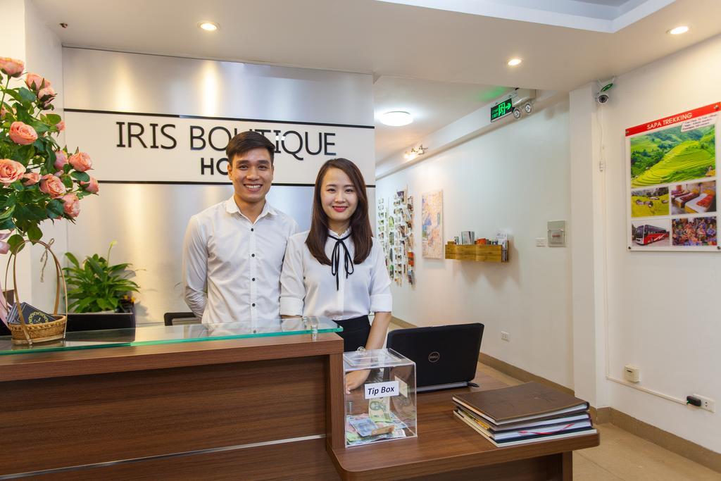 Iris Boutique Hotel Hanoj Exteriér fotografie