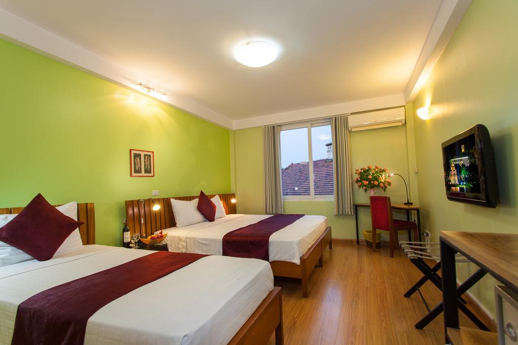 Iris Boutique Hotel Hanoj Exteriér fotografie