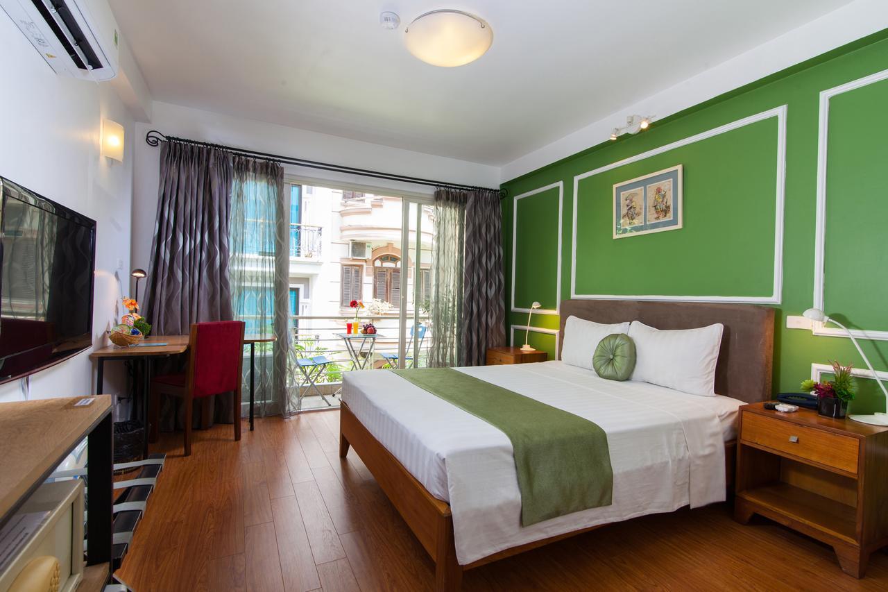 Iris Boutique Hotel Hanoj Exteriér fotografie