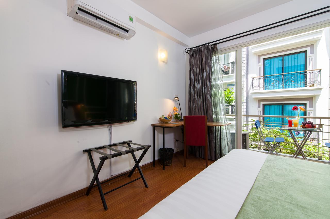 Iris Boutique Hotel Hanoj Exteriér fotografie